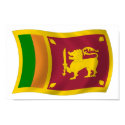 Sri Lanka Flag Poster Print
