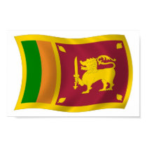 Sri Lanka Flag Poster Print