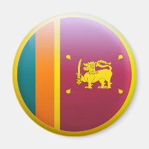 Sri Lanka Flag Refrigerator Magnets