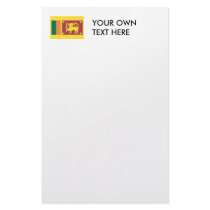 Sri Lanka Flag Custom Stationery