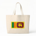 Sri Lanka Flag Tote Bag