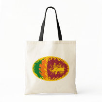 Sri Lanka Gnarly Flag Bag