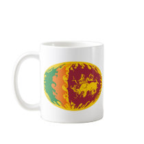 Sri Lanka Gnarly Flag Mug by Flagnostic Sri Lanka Gnarly Flag Mug