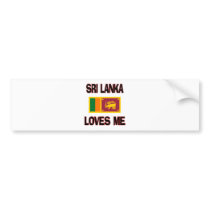 Sri Lanka Loves Me bumper stickers