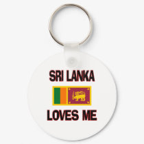 Sri Lanka Loves Me keychains by flagshirt Sri Lanka Loves Me keychains