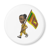 Sri Lanka Magnet by worldtees Sri Lanka Magnet