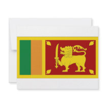 Sri Lanka National Flag invitations