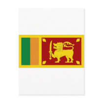 Sri Lanka National Flag postcards