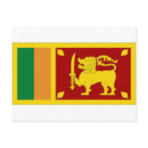 Sri Lanka National Flag postcards