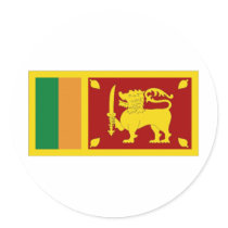 Sri Lanka National Flag stickers by All_Flags Sri Lanka National Flag stickers