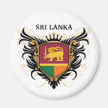 Sri Lanka [personalize] Fridge Magnets