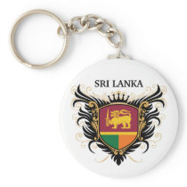 Sri Lanka [personalize] Keychains