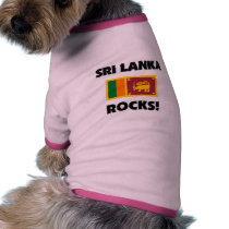 Sri Lanka Rocks pet clothing by flagshirt Sri Lanka Rocks pet clothing