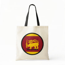 Sri Lanka Roundel quality Flag Canvas Bag