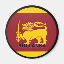 Sri Lanka Roundel quality Flag Refrigerator Magnets