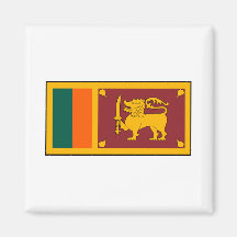 Sri Lanka – Sri Lankan Flag Magnet