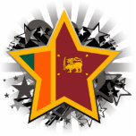Sri Lanka Star Cut Out