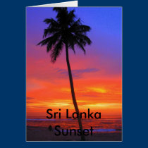 Sri Lanka Sunset cards
