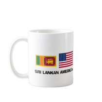 Sri Lankan American mugs by flagshirt Sri Lankan American mugs
