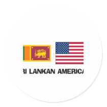 Sri Lankan American stickers