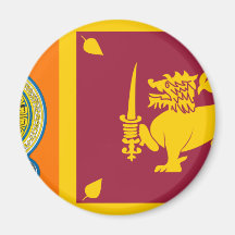 Sri Lankan Army, Sri Lanka flag Refrigerator Magnets
