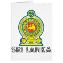 Sri Lankan Emblem cards by FlagStore Sri Lankan Emblem cards