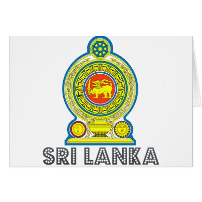 Sri Lankan Emblem Greeting Card by FlagStore
