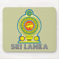 Sri Lankan Emblem mousepads by FlagStore Sri Lankan Emblem mousepads
