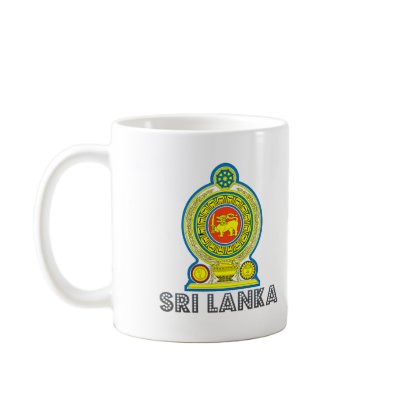 Sri Lankan Emblem Coffee Mug by FlagStore
