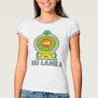 Sri Lankan Emblem Tshirts by FlagStore