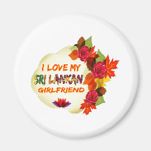 Sri Lankan Girlfriend designs Fridge Magnets