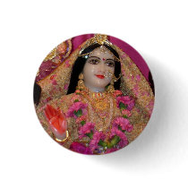 Sri-Radha Pink Mini Button by PREMADHANA Sri-Radha Pink Mini Button
