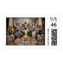 Sri Sri PancaTattva Mandir Stamp by PREMADHANA Sri Sri PancaTattva Mandir Stamp
