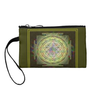 Sri Yantra10 Coin Bagettes Bag Coin Purses