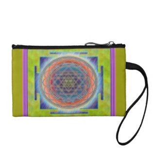 Sri Yantra12 Coin Bagettes Bag Change Purses