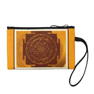 Sri Yantra2 Coin Bagettes Bag Coin Purse