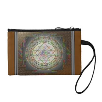 Sri Yantra9 Coin Bagettes Bag Coin Wallets