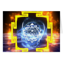 Sri Yantra Mandala Card