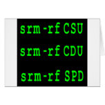 srm Parteien Greeting Card