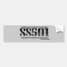 SS501 BUMPER STICKER