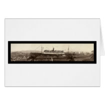 SS Ancon In Panama Photo 1939 cards