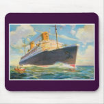 SS Bremen at Sea Mousepads