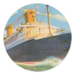 SS Bremen at Sea stickers