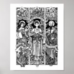 SS. Joan, Louise and Francis  8" x 10" Print
