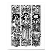 SS. Joan, Louise and Francis  8" x 10" Print posters