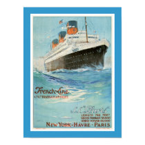 ss Paris - The French Line posters by SunshineDazzle ss Paris - The French Line posters