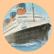 ss Paris - The French Line stickers