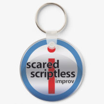SS round glass logo keyring keychains by ScaredScriptless SS round glass logo keyring keychains