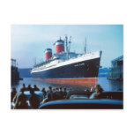 SS United States 1957 Postcard