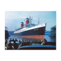 SS United States 1957 Postcard
